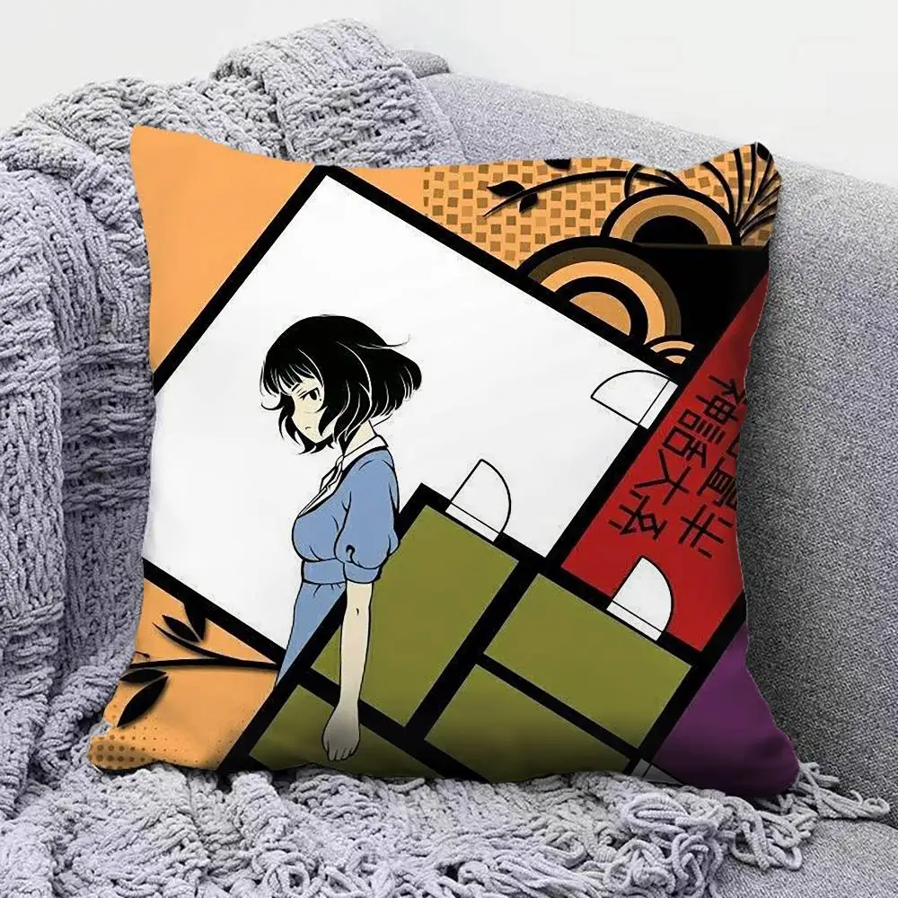 The Tatami Galaxy Pillow Covers, Home Sofa Cushion Covers and Aecorative Custom