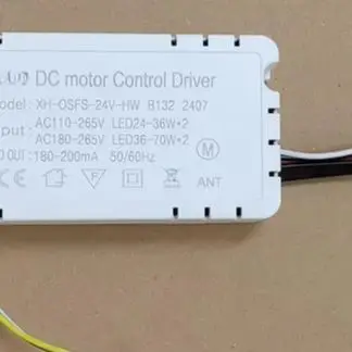 Remote Control Receiver For Ceiling Fan Light Stepless Dimming DC Motor Driver AC 160-265V Converter Switch Controller Black Whi