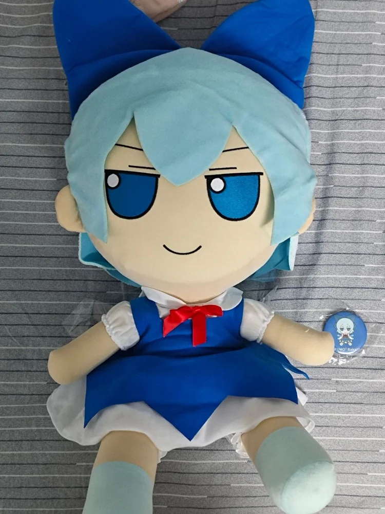 In Stock Domestic Touhou Project 50cm Cirno Fumo Plush Doll Anime Periphery Stuffed Anime Toy Home Decor Gift For Collectors