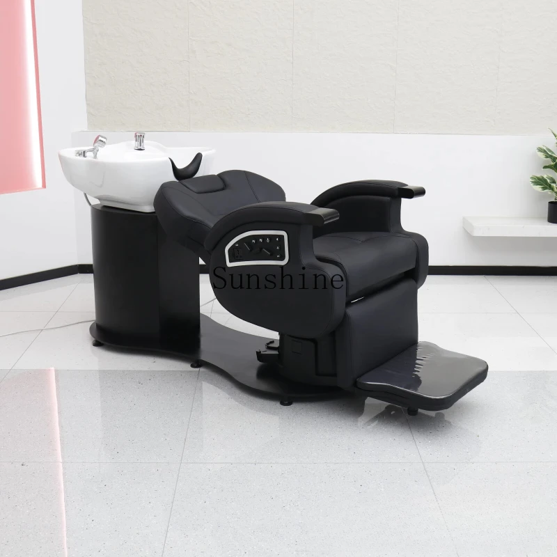 

Новый высококачественный электрический массажный шампунь, вращающийся специальный стул для парикмахерской с откидной спинкой