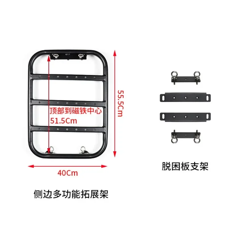 placa-antideslizante-de-barro-de-autorrescate-asistencia-de-traccion-de-arena-fangosa-para-suzuki-jimny-jb64-jb74w-2019-2023-soportes-de-ventana-escalera