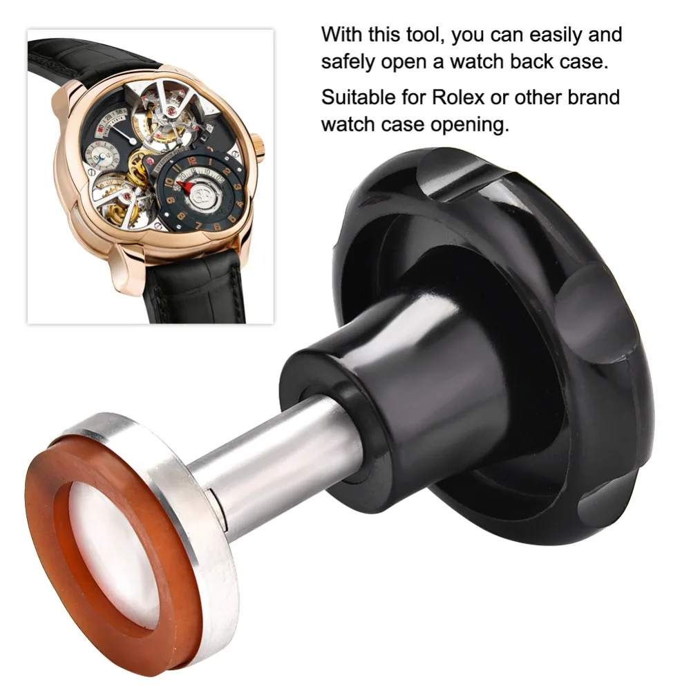 9Pcs Safe Use Soft Rubber Watch Opener 8pcs Set Suction Watch Tool Threaded Scratch-free Repair Tool Back Opening