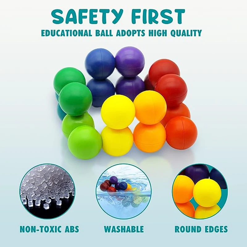 Sensory Fidget Toys DIY 3D Rotating Educational Balls Stress Anxiety Relief ADHD Cool Desk Toy Calm Down Travel Airplane Toys