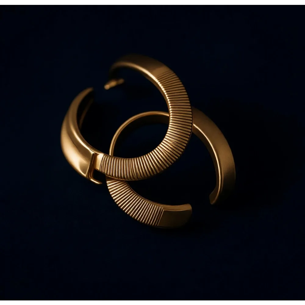 

Массивный широкий браслет-манжета для женщин, регулируемый, с вырезами, золотой/серебряный, винтажный, в стиле панк