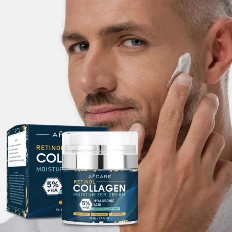 

High Quality Men Collagen Anti-Wrinkle Cream Retinol Moisturizer Face Cream Anti-Aging Firming Lifting Face Skin Care