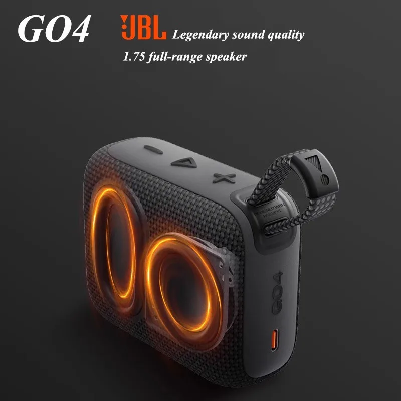 JBL GO 4 مكبر صوت بلوتوث لاسلكي محمول معتمد رسميًا في الهواء الطلق مقاوم للغبار ومقاوم للماء لحفلات الموسيقى العائلية