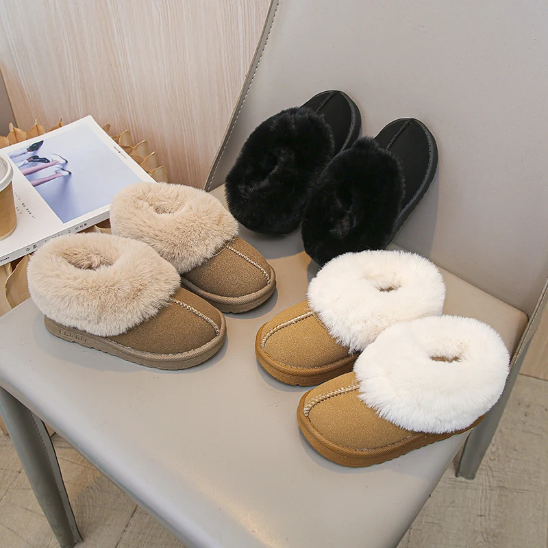 

Children Casual Shoes Autumn Winter Boots Boys Shoes Fashion Leather Soft Antislip Girls Boots 26-37winter boots for kids