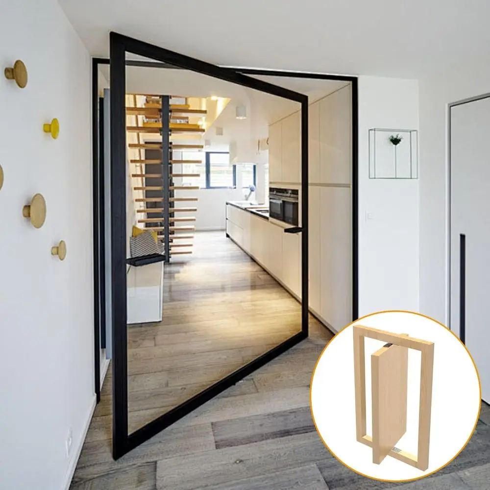 مفصل محوري جديد من الفولاذ المقاوم للصدأ مع براغي 360 درجة ° عمود إخفاء الباب الدوار، عمود الموقع عالي التحمل #5