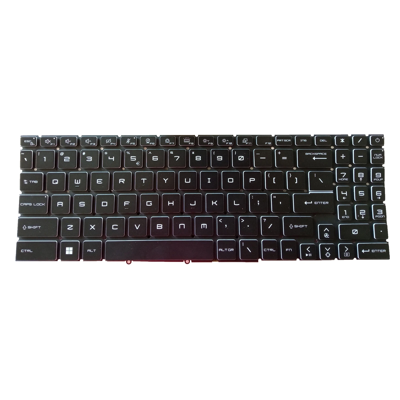 Imagem -03 - Teclado do Portátil com Retroiluminação dos Eua Msi Katana Gf66 Gl66 Gf76 Gl76 Ms1581 Ms-1582 Ms-1583 Novo