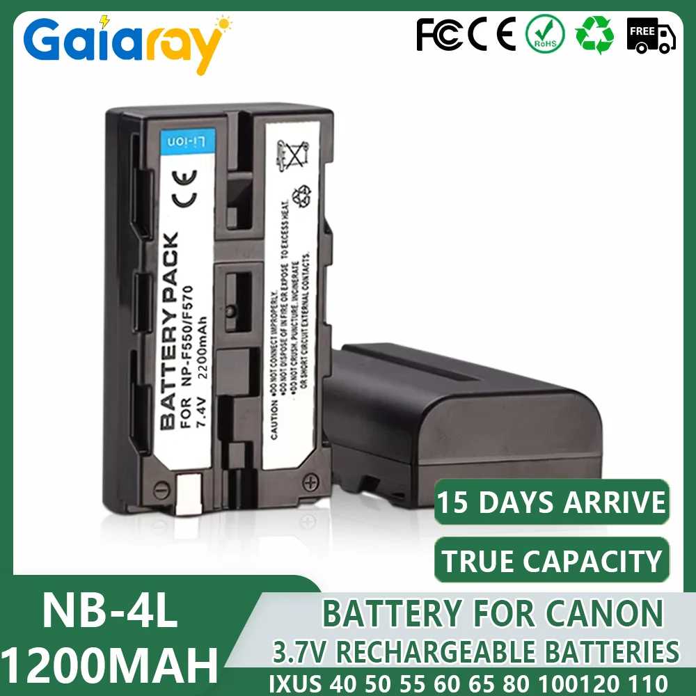NP-F550 NP F550 Light Battery For Sony NP-F570 F330 NP-F330 NP-F530 NP-F730 NP-F750 Hi-8 Camera Battery 2200mAh Rechargeable