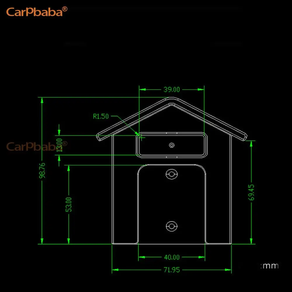 Waterproof Cover Smart Home Wireless Doorbell Rain CoverDoorbell Ring Chime Button Transparent Waterproof Home Waterproof Shell