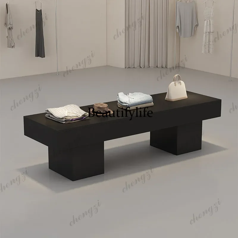 A4567 Simple modern clothing store Nakajima strip table shoe bag display stand display case display table