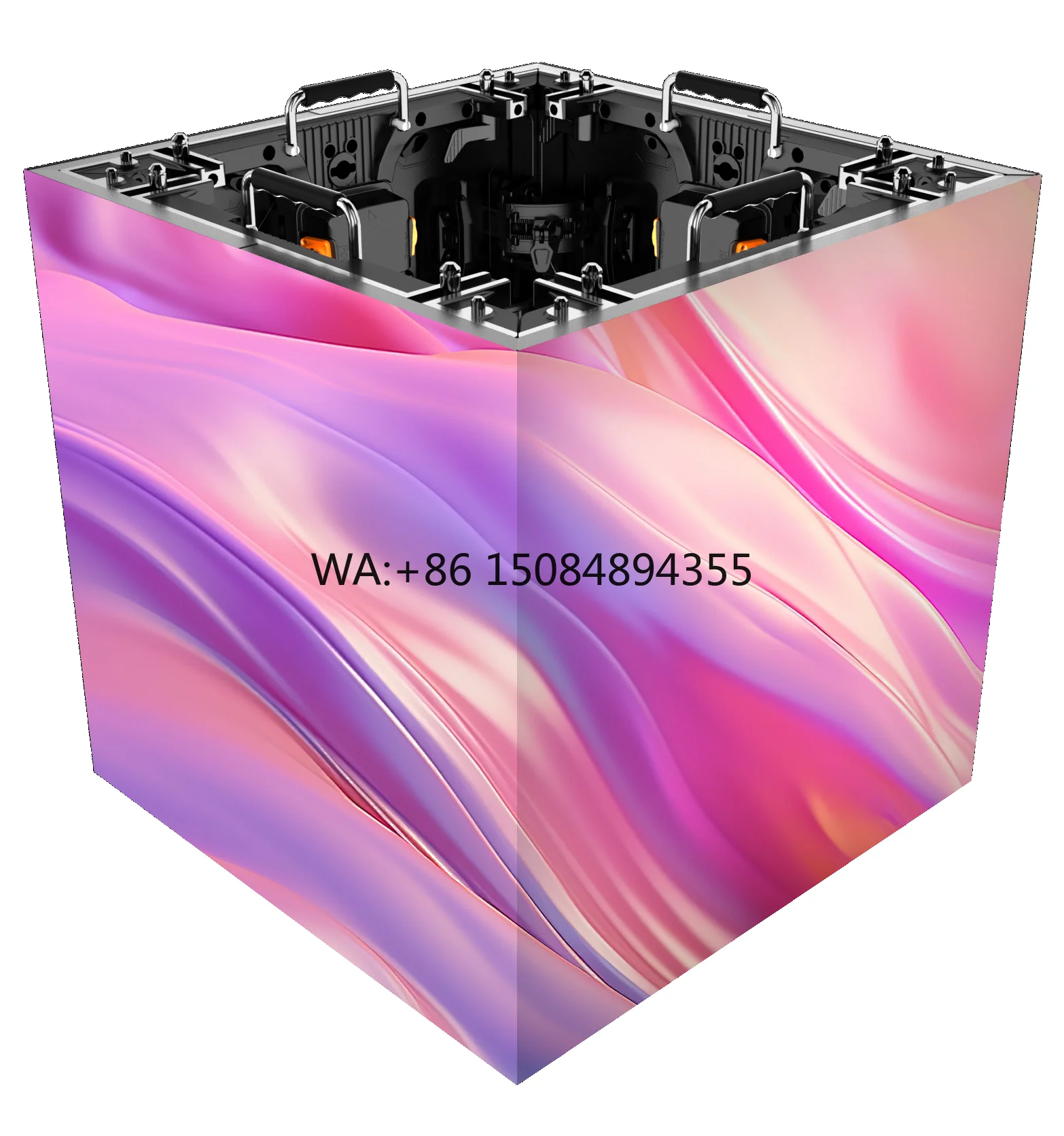 Pantalla LED Multifunción de Nuevo Diseño de Fábrica Vcore, Pantallas de Video Wall con Bisel de 45 Grados, Pueden Instalarse en Curva Recta o a 90 Grados