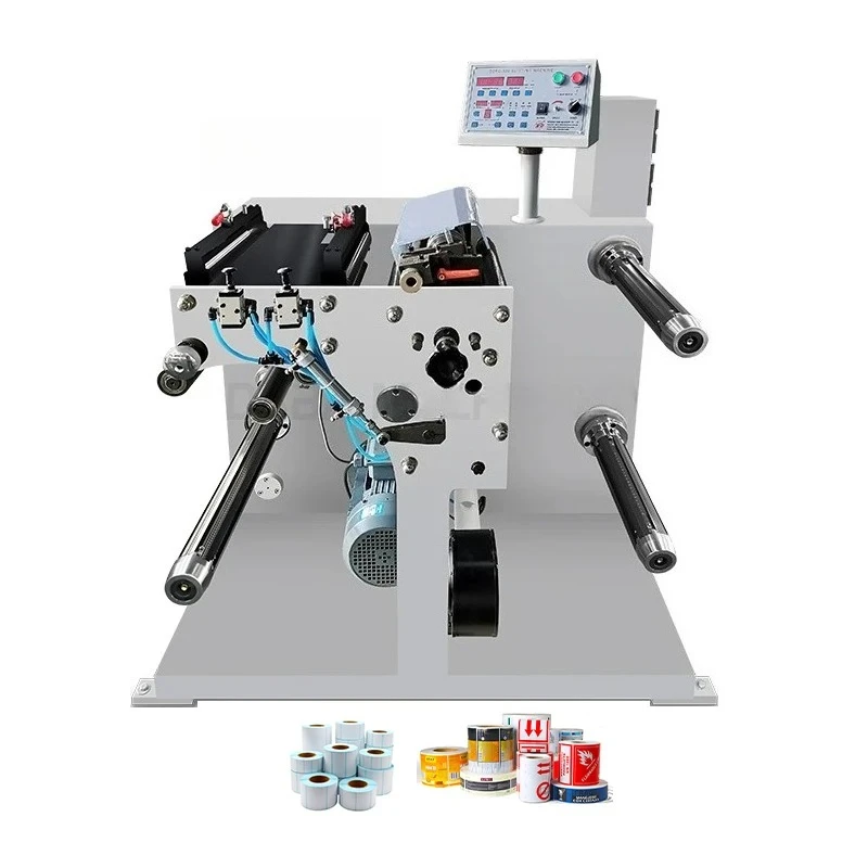 Aluminum Foil Label Paper Roll To Roll Cutting Slitter Rewinder Machine