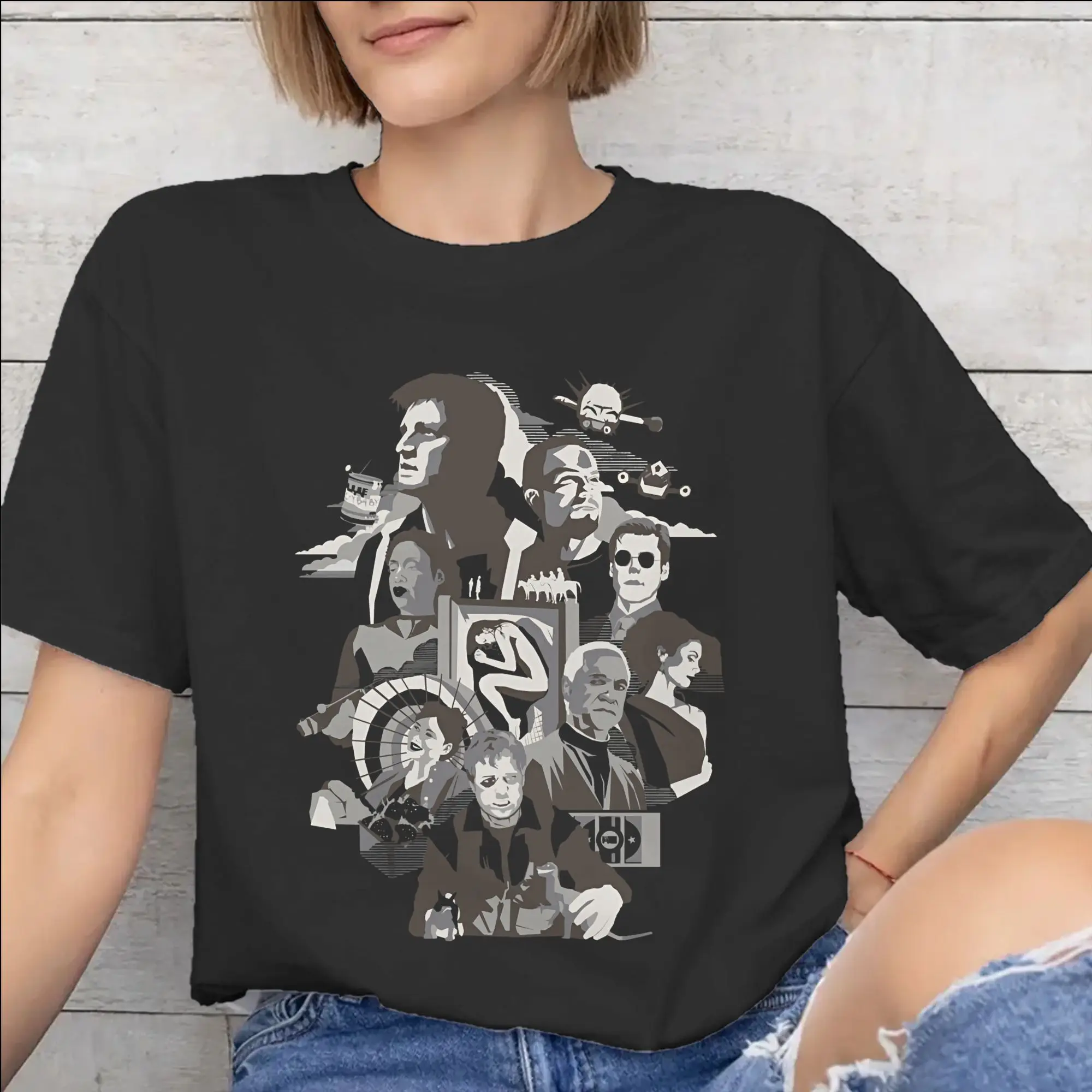Firefly TV Series Tee Shirt for Men Women Graphic Printing T Shirts  Cotton Clothing
