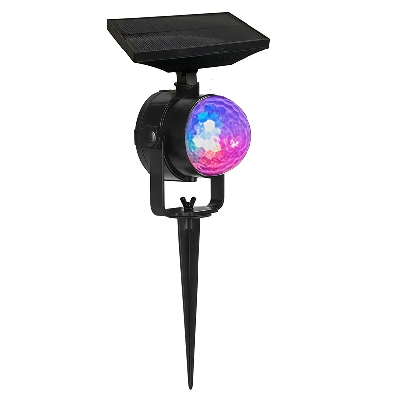 

Outdoor Solar Rotating Magic Ball Projection Lamp Colorful Garden Landscape Decoration Night Atmosphere Lawn Lamp Christmas Gift