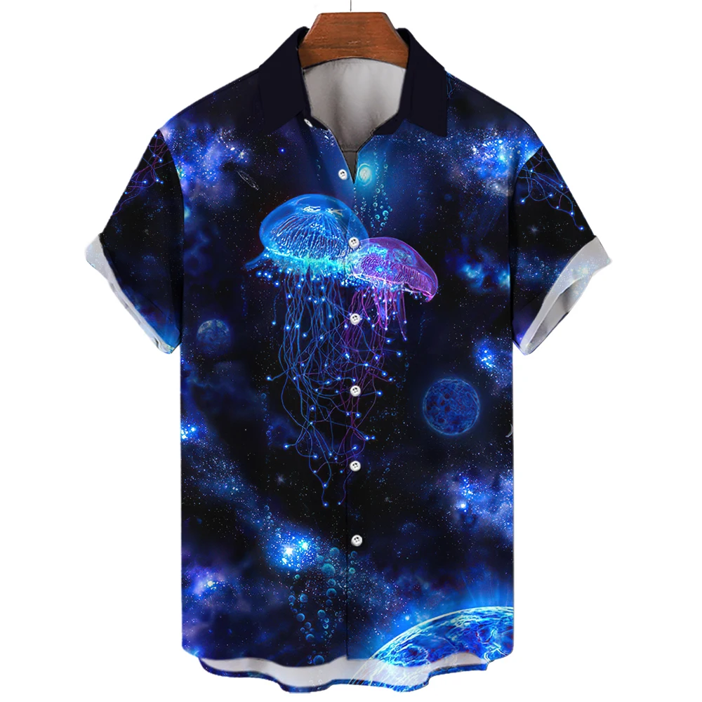 Men'S T-Shirt 3d Marine Life Print Short-Sleeved Outdoor Casual Men'S Fashion Street Summer Cool Clothing 6xl Loose Comfortable