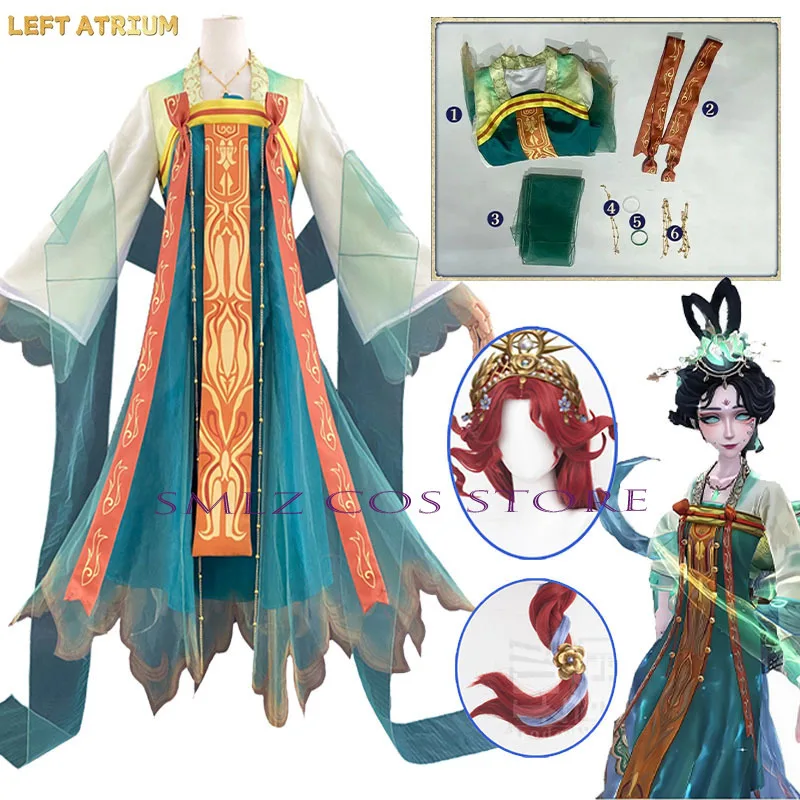 

New Year's Limited Edition Identity V Grace Coplay Naiad Yao Cai Fashion Dress Kimono Set Halloween Outfit for Woman clothing