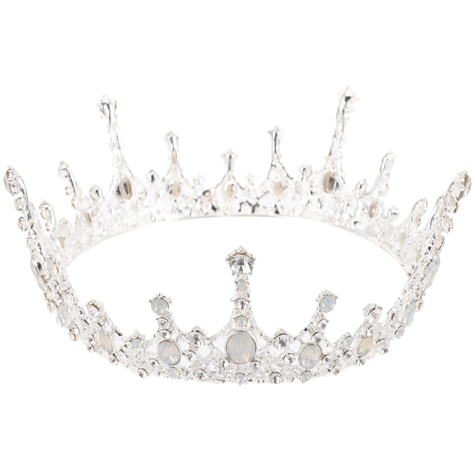 

Baroque Bride Crown Wedding Headdress Delicate Hair Decor For Women Prom Party Elegance Design Fashion Headwear