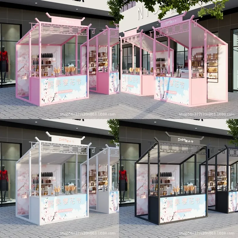 For Commercial Street Antique Stall Creative Market Activity Display Shelf Outdoor Park Vendor Stand Portable Folding Durable