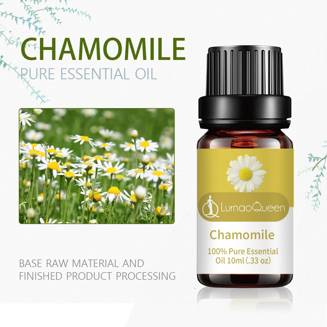 10ml Pure Natural Chamomile Essential Oils Jasmine Lavender Vanilla Mint Sage Cinnamon Bergamot Tea Tree Oil