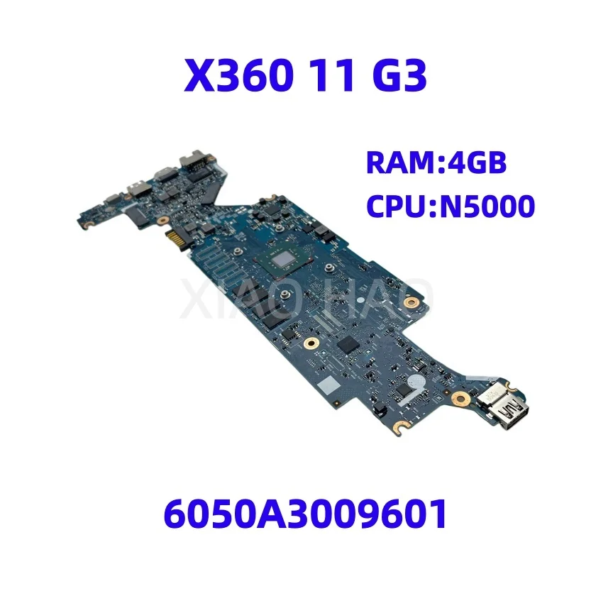 Placa base para ordenador portátil HP ProBook X360 11 G3, 6050A3009601, L43774-601, L43774-001, con CPU Pentium N5000, 4GB de RAM, completamente probada
