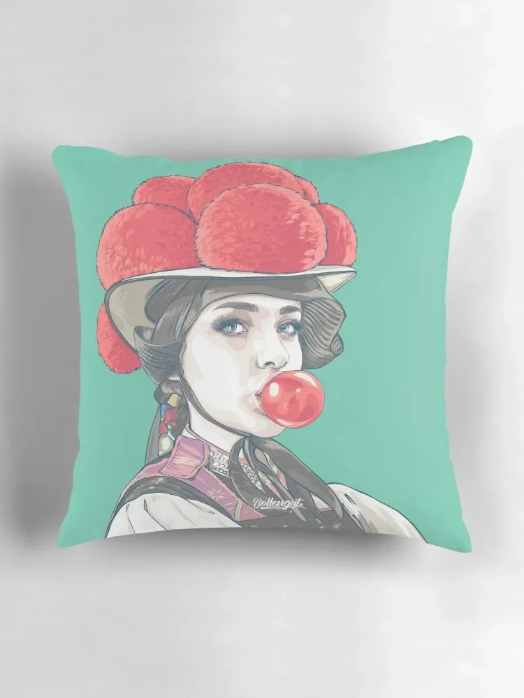 فتاة الغابة السوداء إيما مع الزاهي رمي وسادة وسادة الزخرفية يغطي ل أريكة أريكة وسادة غطاء وسادة الجلوس