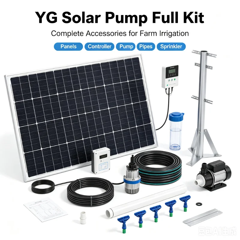 Customized Professional Reliable Durable Solar Powered Submersible Pump Dc48v High Flow 5T/H For Deep Well Borehole Irrigation