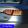 Audi A4 A4L B8 2009-2012 용 LED 자동차 미등 어셈블리 업그레이드 하이라이트 깜박임 신호등 플러그 앤 플레이 액세서리 5