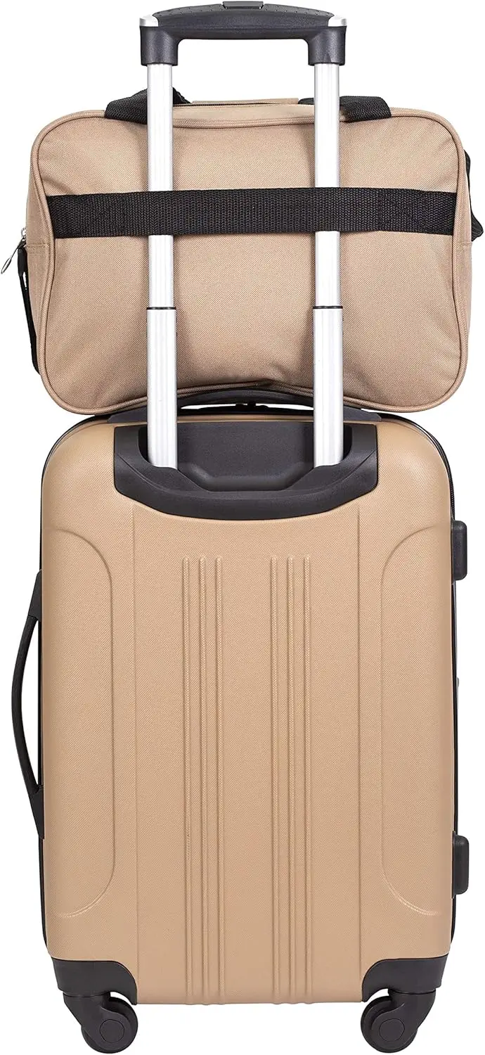 Ensemble de bagages Midtown Hardside pour voyage, beige, ensemble de 4 pièces