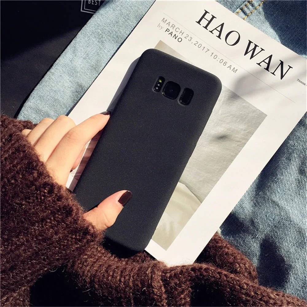 Matte Sandstone Silicone Phone Case For Oneplus 7 8 Pro 5T 5 One Plus 6T 6 Oneplus7 Soft Frosted TPU Skin Cover Coque Protection