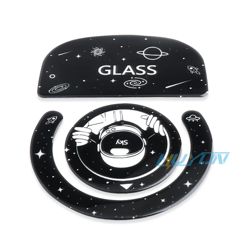 PP+ Tempered Glass Mouse feet Sticker for Logitech GPRO X GPX Wireless Mouse