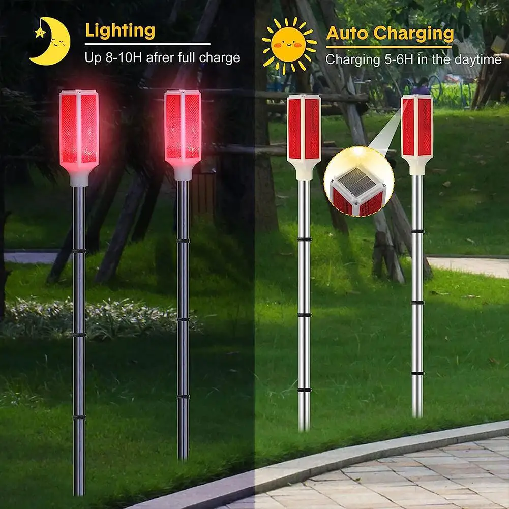 5 Stück solar betriebene Auffahrt Lichter Auffahrt Marker Landschaft Auffahrt Reflektoren für Schnees traße Outdoor Yard