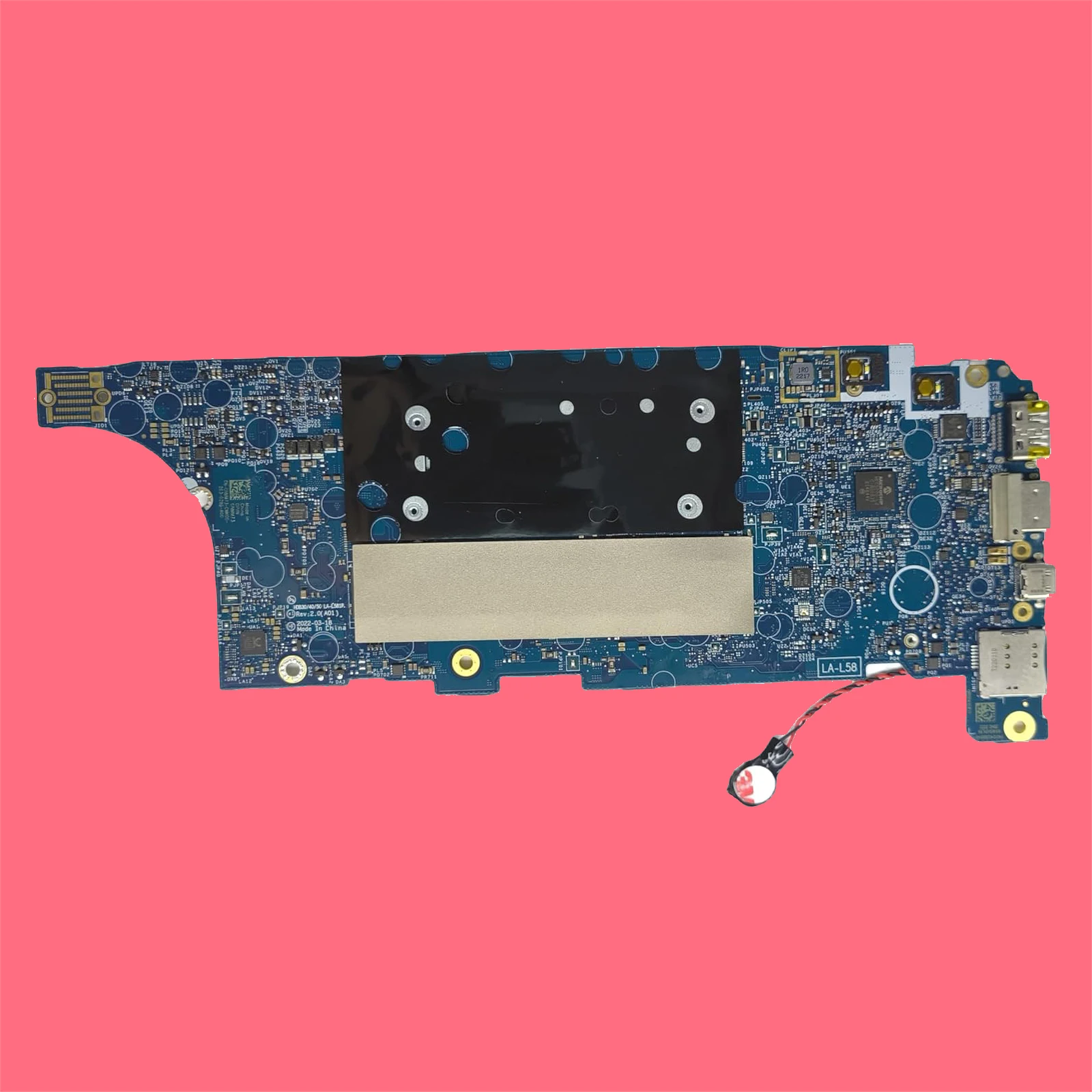 0NMM73 NMM73 LWL اللوحة الأم للكمبيوتر المحمول HDB30 /40/50 LA-L581P لـ Dell Latitude 7330 لوحة النظام i7-1265U معالج 32G RAM