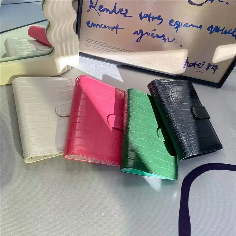 A6-segregator ze skóry PU do wielokrotnego napełniania, 6-segregator, papier wypełniający A6, koperty na gotówkę, oszczędność pieniędzy, planowanie,