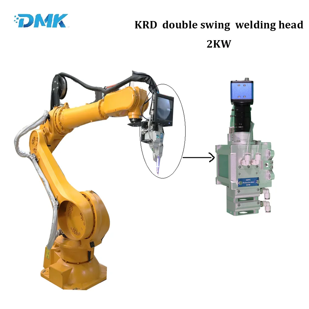 DMK Laser welding head KRD Double swing welding head For Robot welding Machine