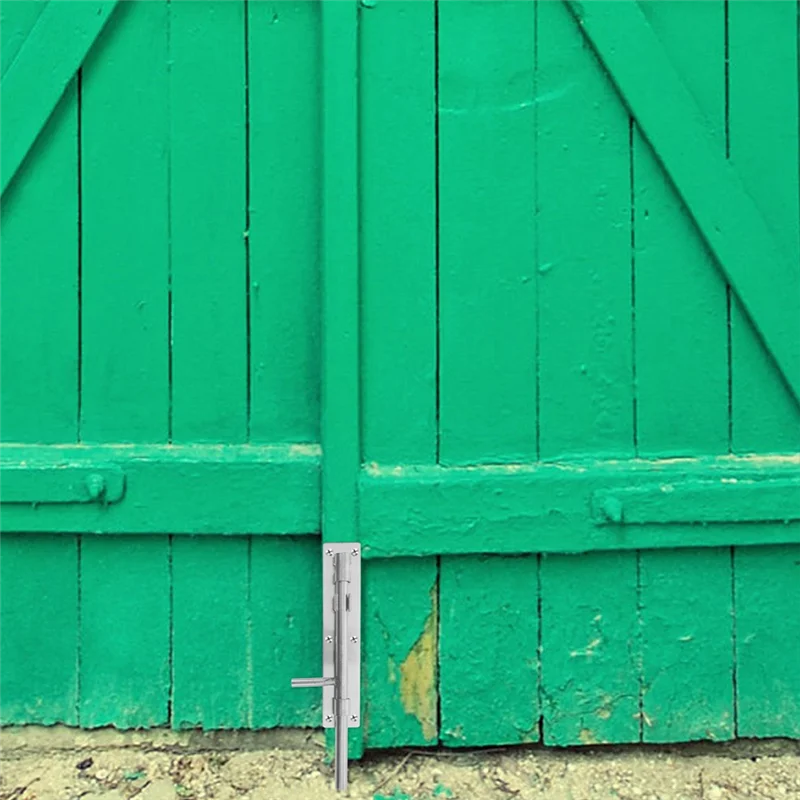 TKOH-Deadbolt-cerradura de puerta francesa, cerraduras y pestillos de Granero, herrajes para puerta, deslizamiento para valla de madera, barras de seguridad para ventana