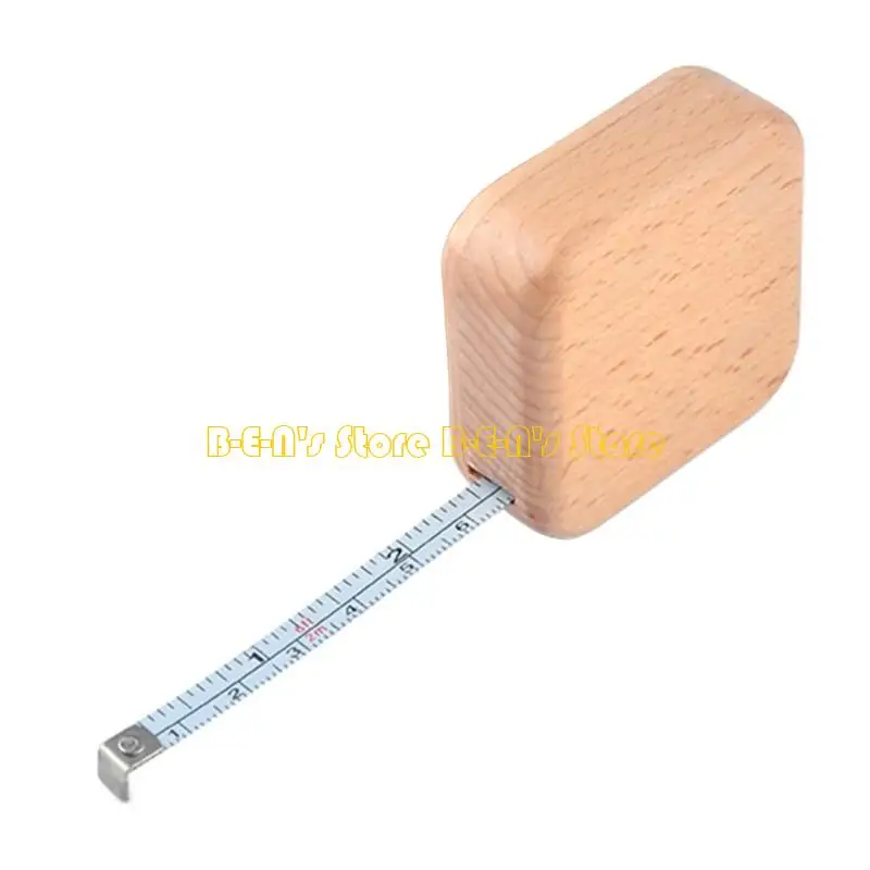 Y1AD Case Tape Measure 2m with Clear Marking Woodworking Measuring Tape for Professional Use and DIY Tasks