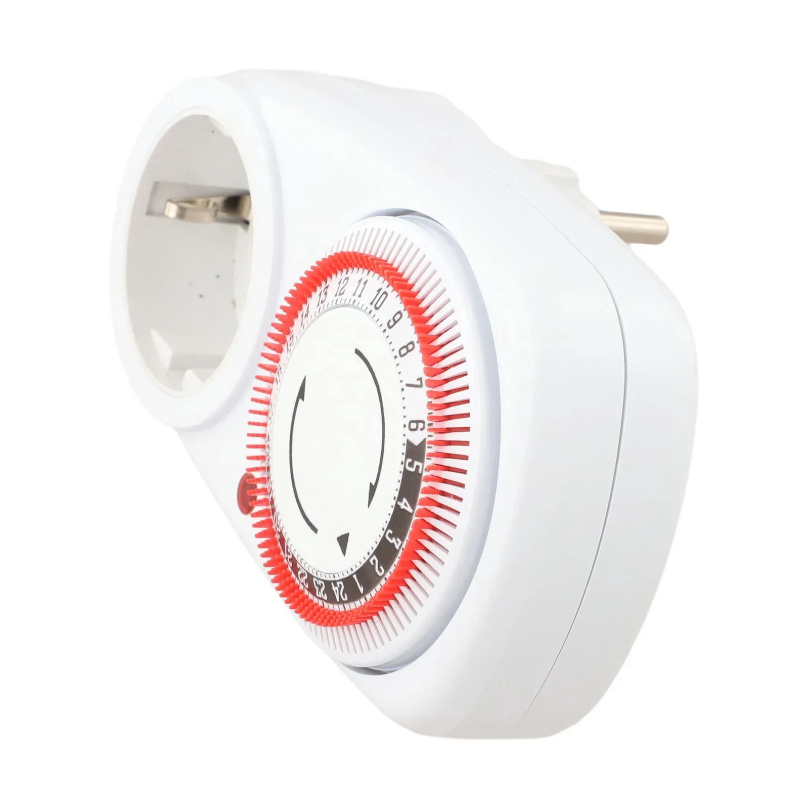 For Household Appliances Mechanical Timer Socket 15 Minute Interval Timer Flame Retardant Material Overload Protection Function