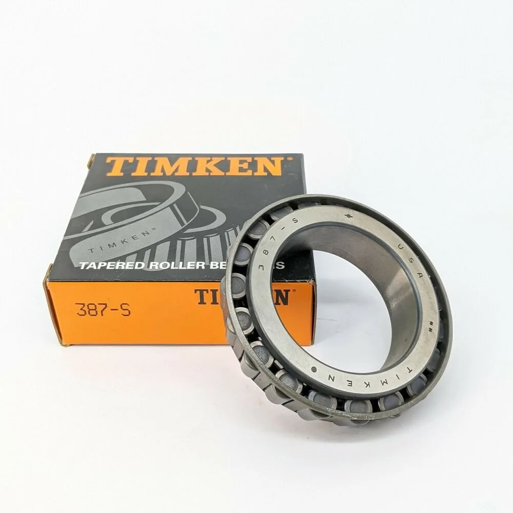 

Timken 387-S Steel Tapered Bearing W Micro Blue Coating Outer Rear