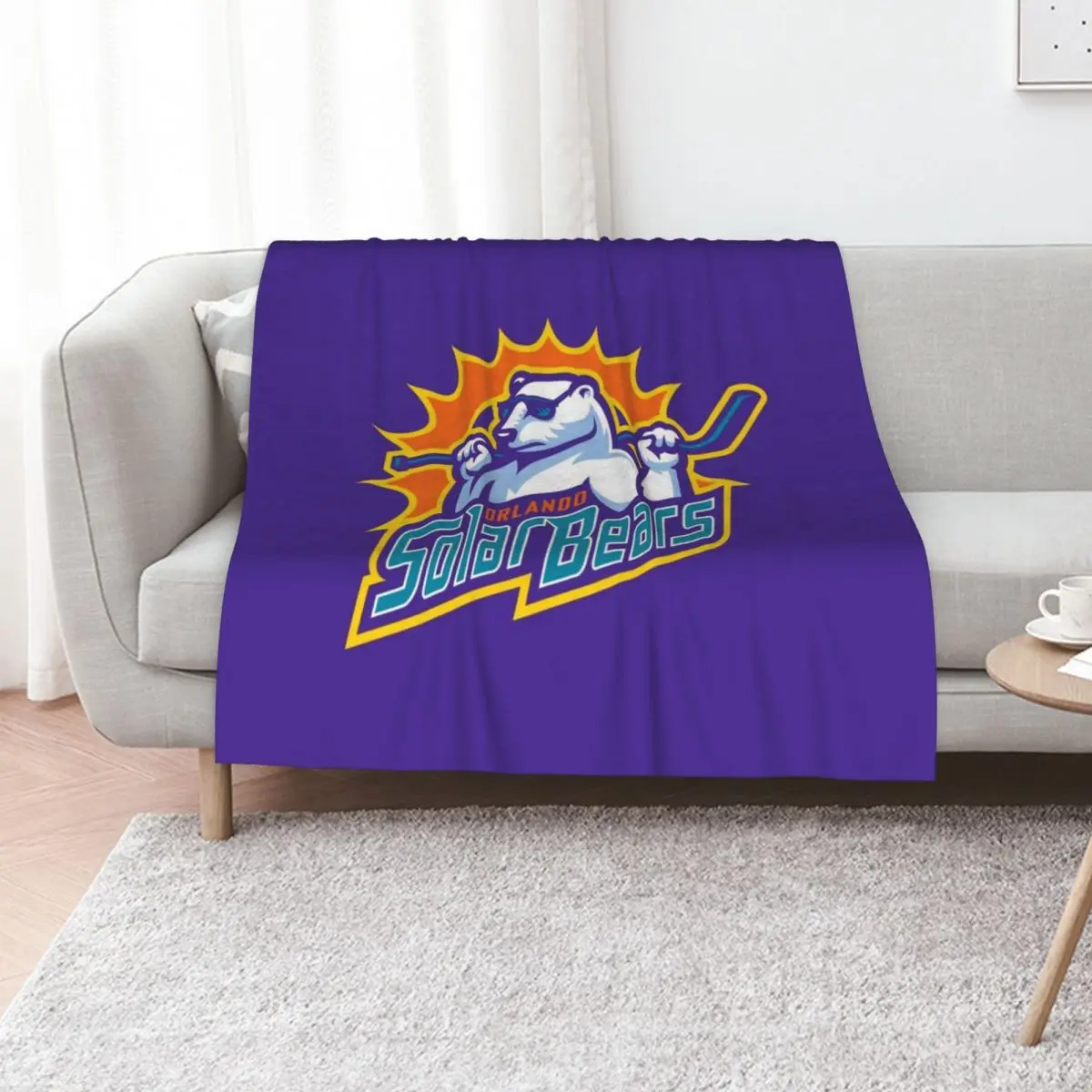 

Orlando Solar Bears Throw Blanket Camping blankets ands Blankets For Sofas Retros Blankets