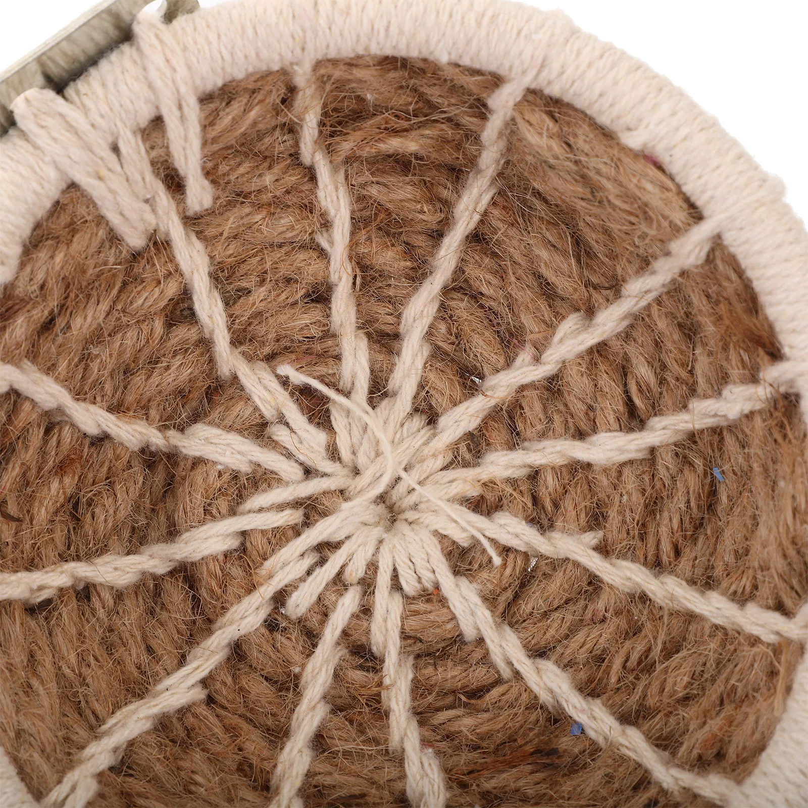 

2pcs Hand-Woven Bird Nest Durable Windproof Rainproof Garden Decoration Small Birds Breeding Nest Hut Bed Bird Supply