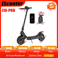 iScooter i10-PRO Electric Scooter 10 Inch Tire 800W 48V15AH Foldable E-Scooter Max speed 45km/h Range 60KM Kick Scooter With App