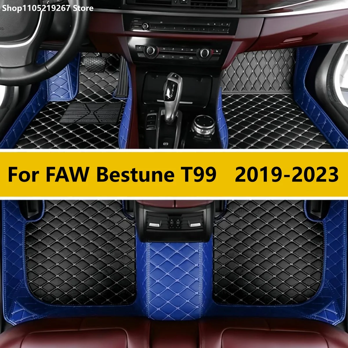 

Автомобильные коврики на заказ для FAW Bestune T99 2019 2020 2021 2022 2023, детали интерьера, аксессуары из искусственной кожи