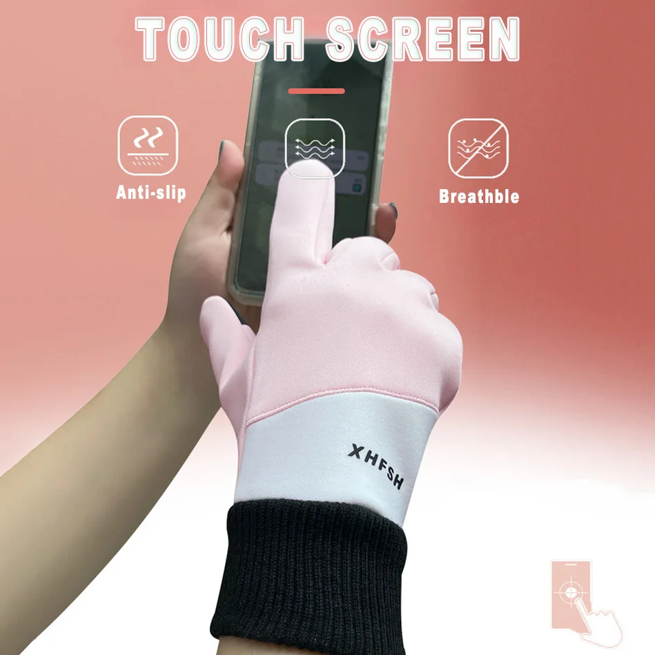 1 Paar Winter handschuhe für Männer Frauen-wasserdichter warmer Handschuh für kaltes Wetter, Thermo handschuhe Touchscreen Finger zum Laufen…