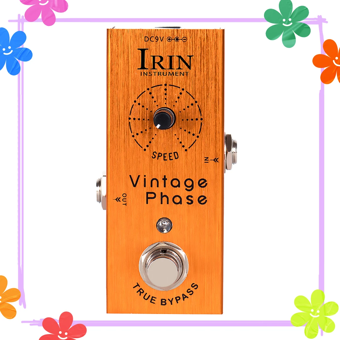 

IRIN винтажная фазовая педаль эффектов для электрогитары Re-Creates Classic Phaser Vintage True Bypass педаль AN-10 аксессуары для гитары