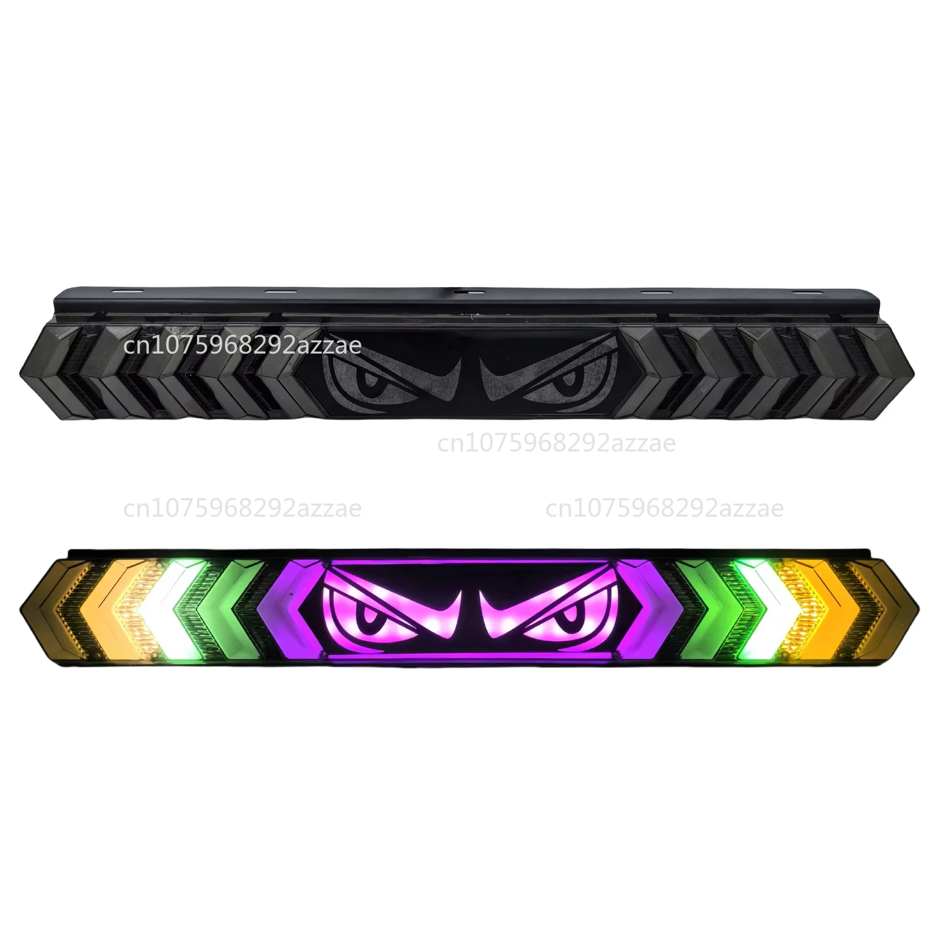 

60 Pieces New Truck LED Devil Eyes Flashing Warning Lights Colorful Brake Turn Signal Lights Trailer Accessories Rear Tail