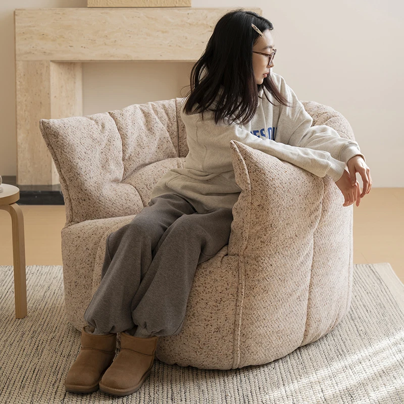 

Sofa chairs fabric lazy Italian casual living room