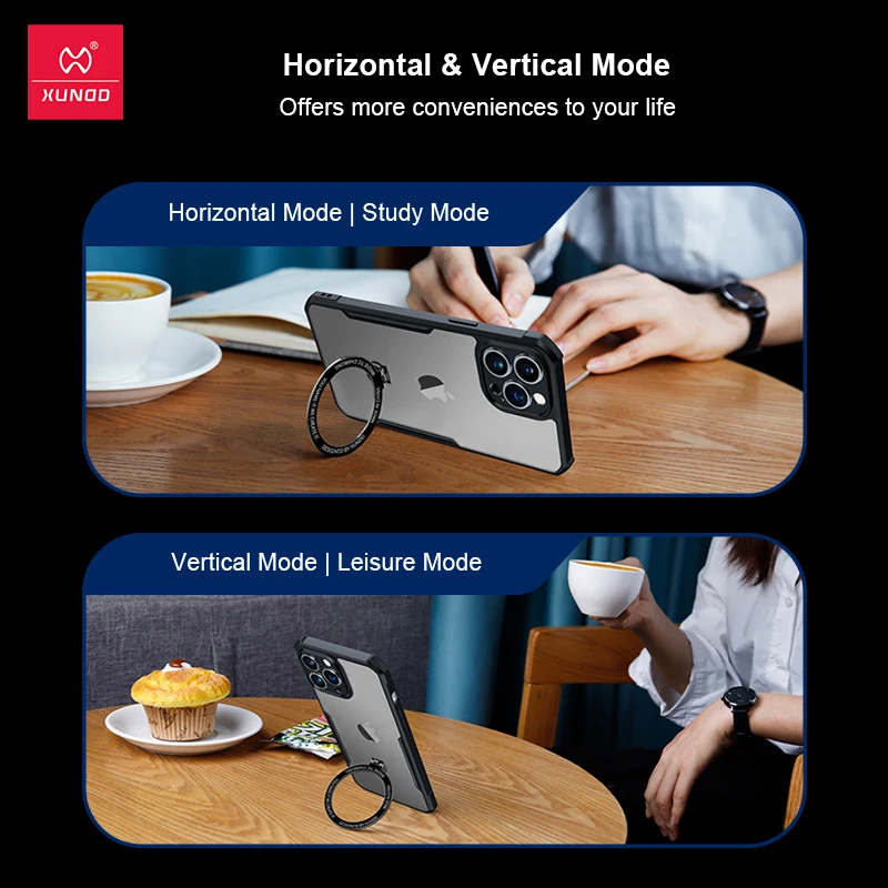 Xundd Fall Für iPhone 14 Pro Max Für iPhone 12 13 Pro 14 Plus Magnetischer Halter Fall Für Drahtlose Aufladen airbag Stoßfest Shell