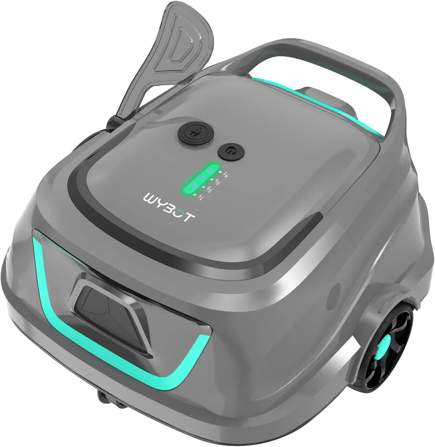 

Cordless Robotic Pool Vacuum, Automatic Pool Vacuum 120mins Running Time,Powerful Suction & Dual Filters